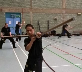 stick training at meridain kung fu basildon